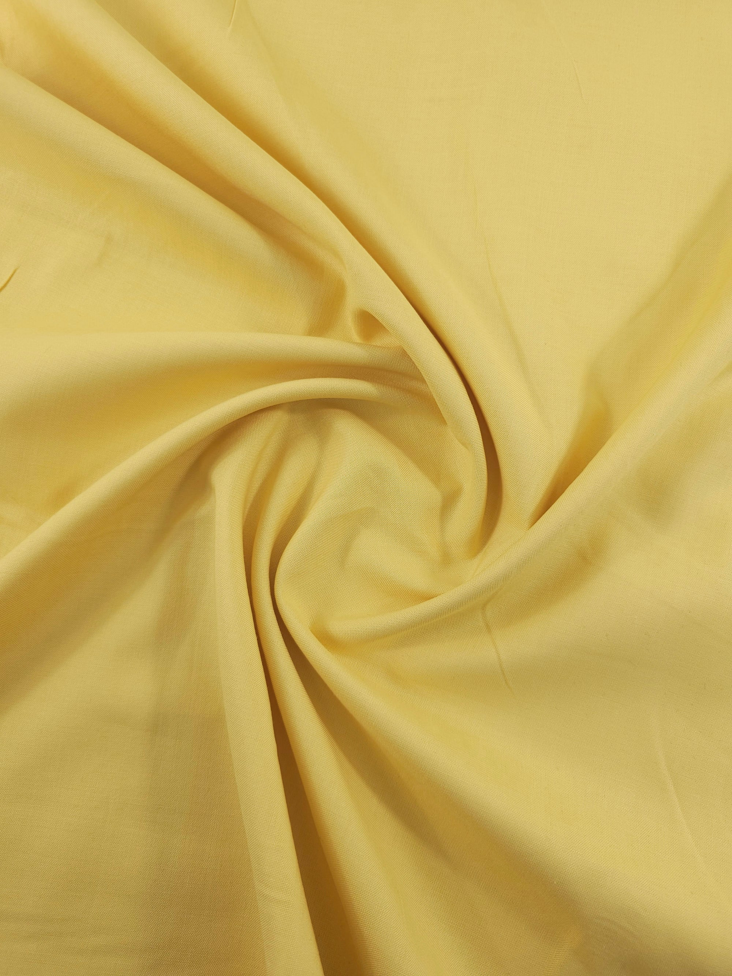 Butter Yellow Pure Cotton Poplin fabric (Width 58 Inches)