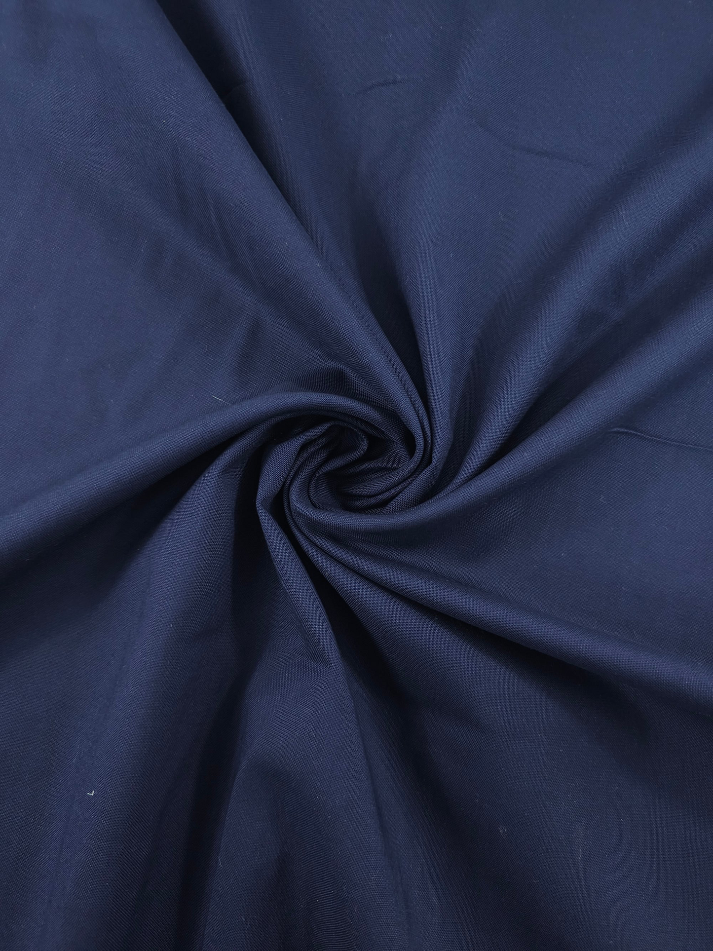Navy Blue Pure Cotton Poplin fabric (Width 58 Inches)