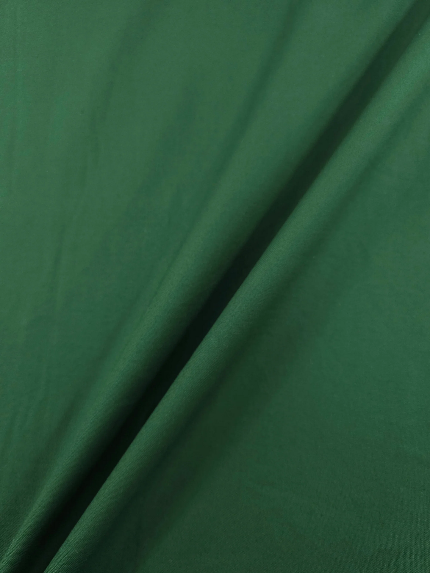 Dark Green Pure Cotton Poplin fabric (Width 58 Inches)