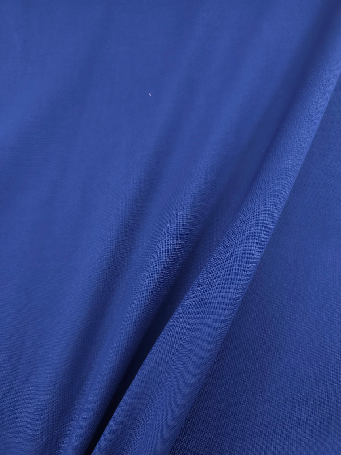 Royal Blue Pure Cotton Poplin fabric (Width 58 Inches)