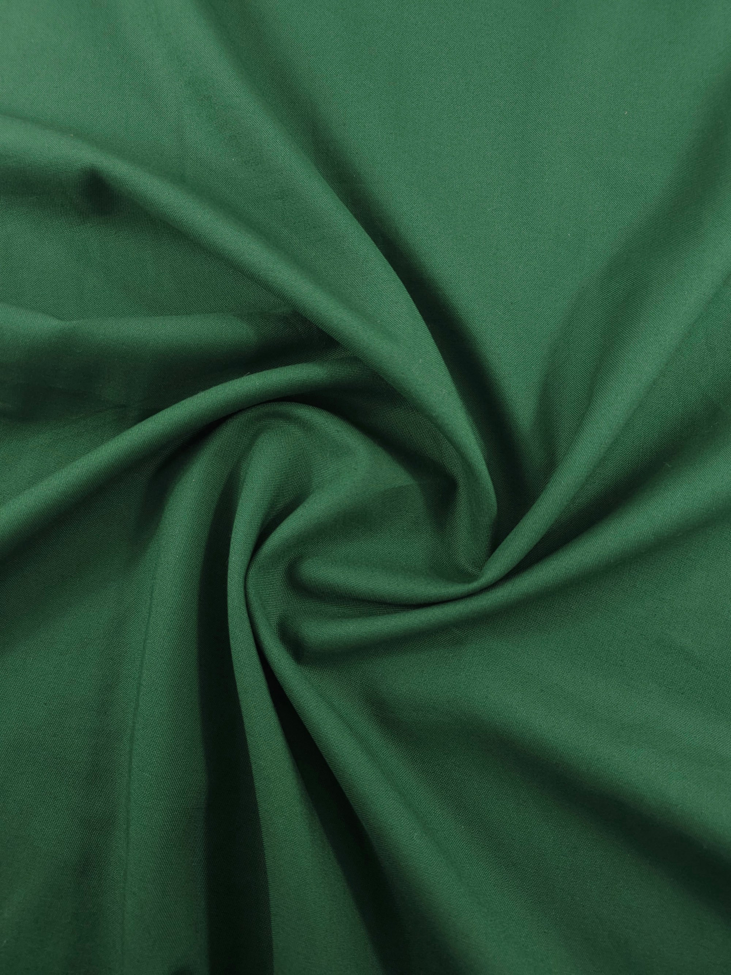 Dark Green Pure Cotton Poplin fabric (Width 58 Inches)