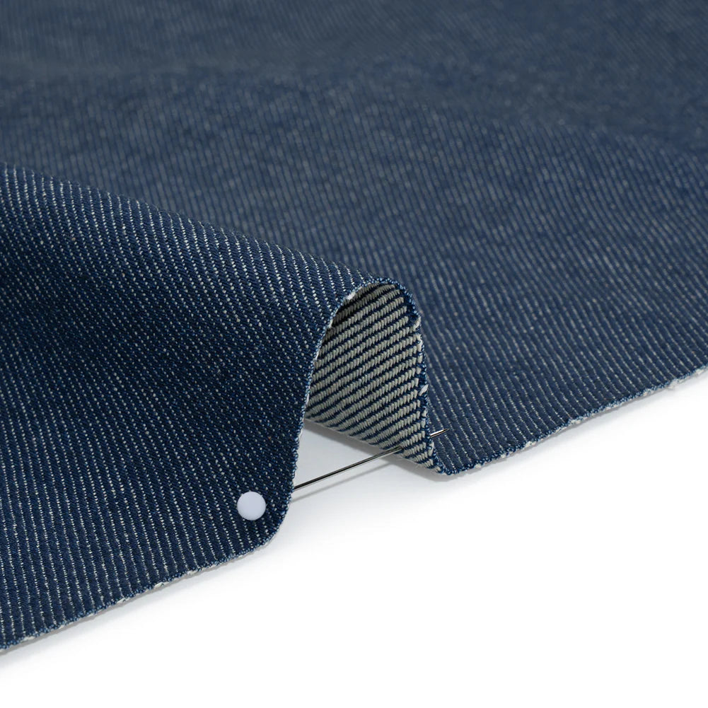 Lightweight Cotton Denim Twill - Light Indigo (Width 58 Inches)