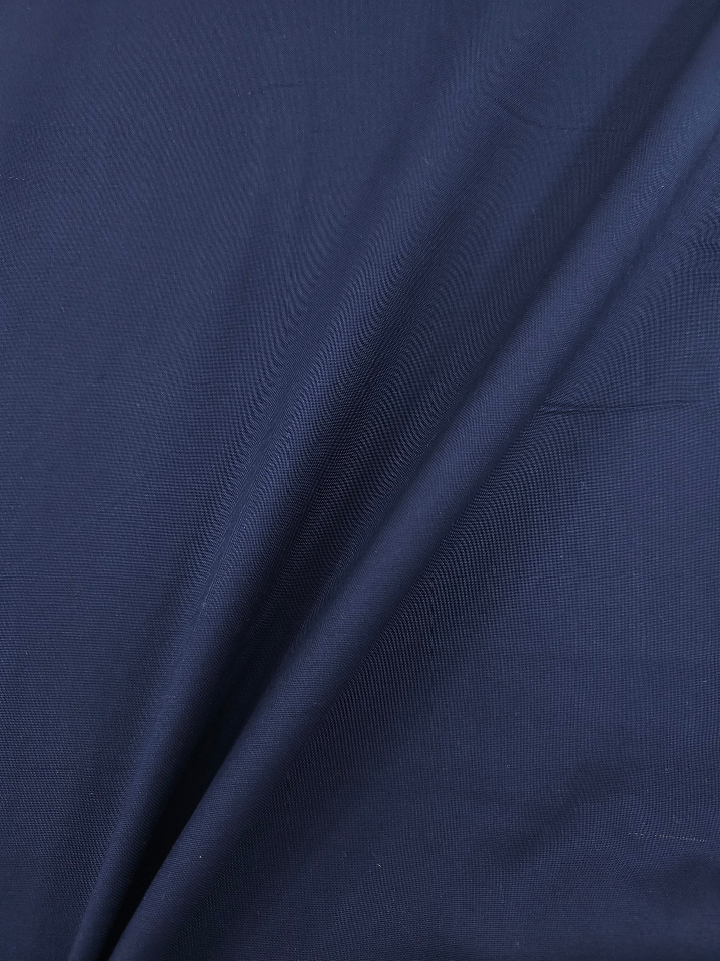 Navy Blue Pure Cotton Poplin fabric (Width 58 Inches)