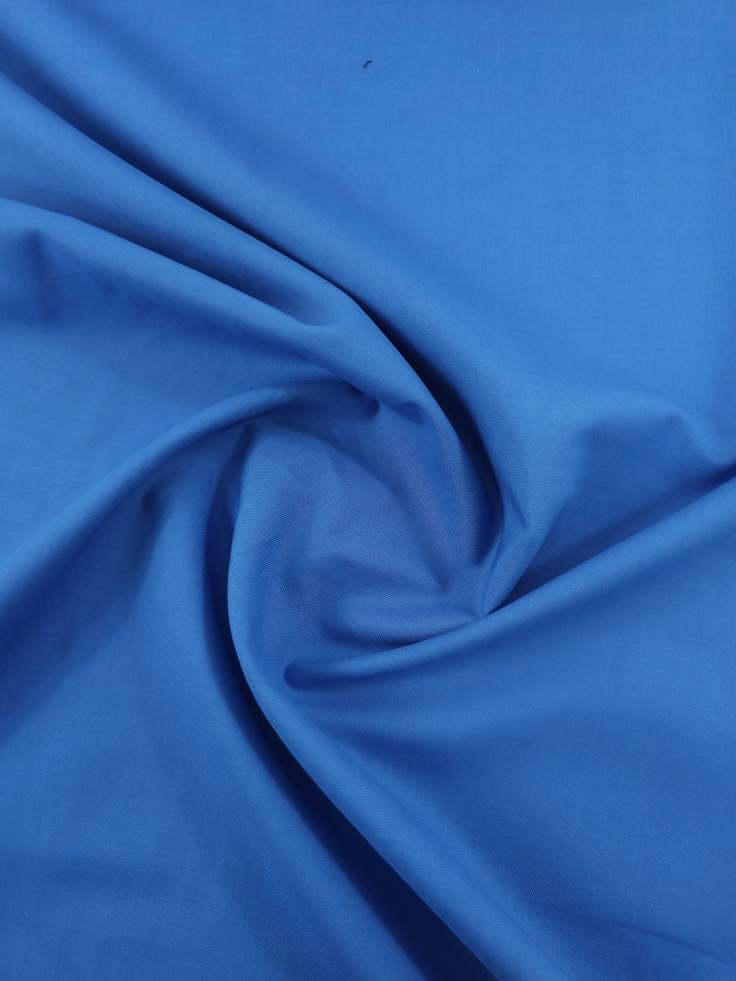 Cobalt Blue Pure Cotton Poplin fabric (Width 58 Inches)