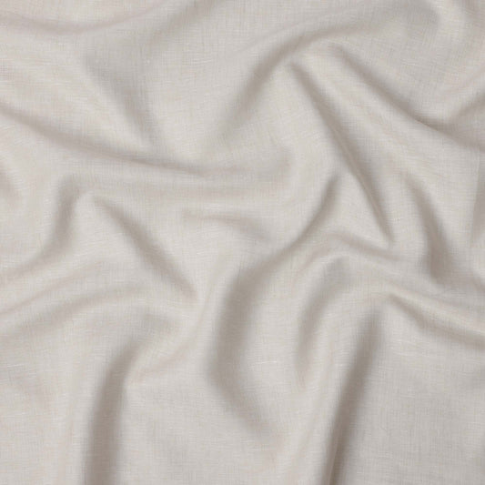 Light Beige 60 Lea Plain Pure linen fabric (Width 58 Inches)