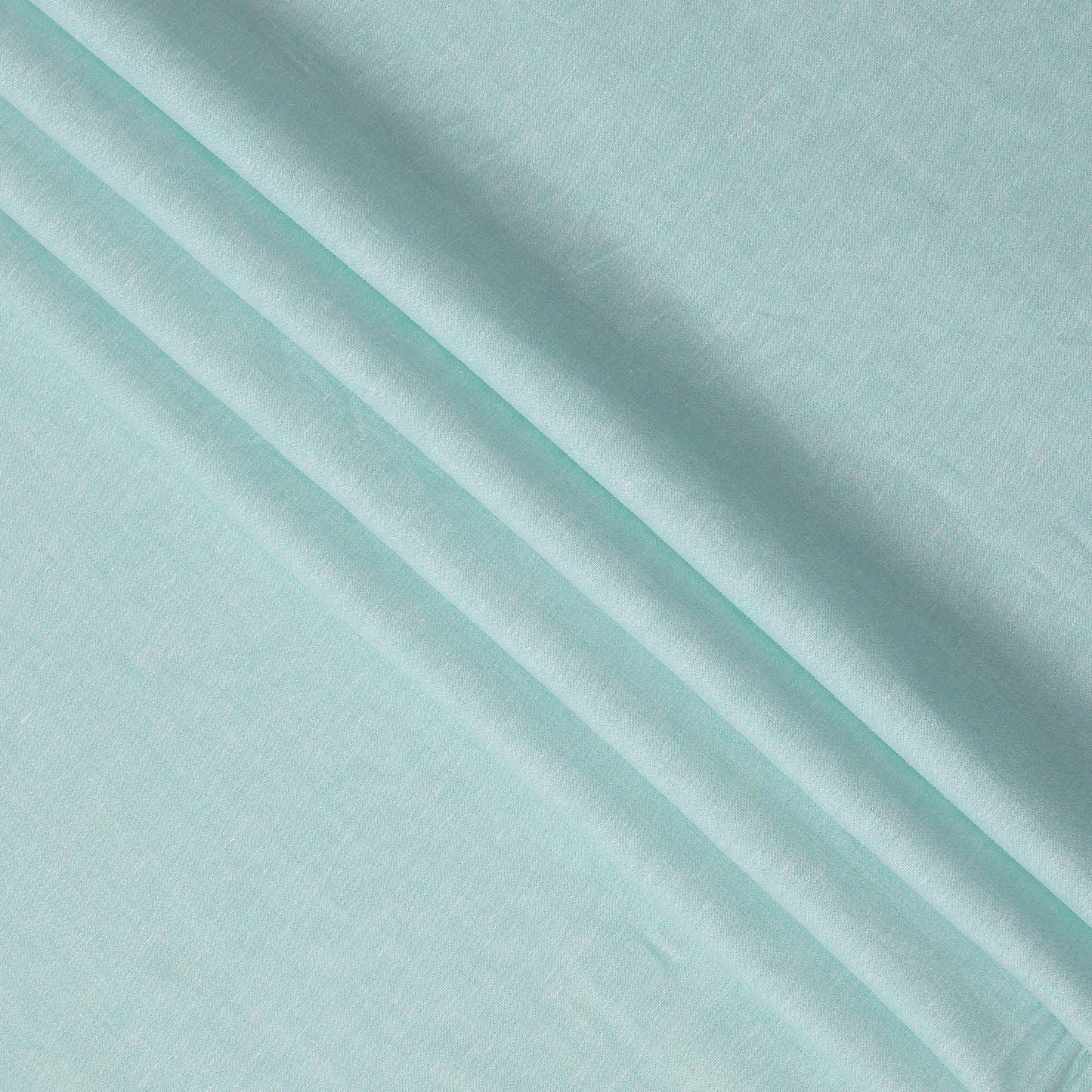 Aqua Blue 60 Lea Plain Pure linen fabric (Width 58 Inches)