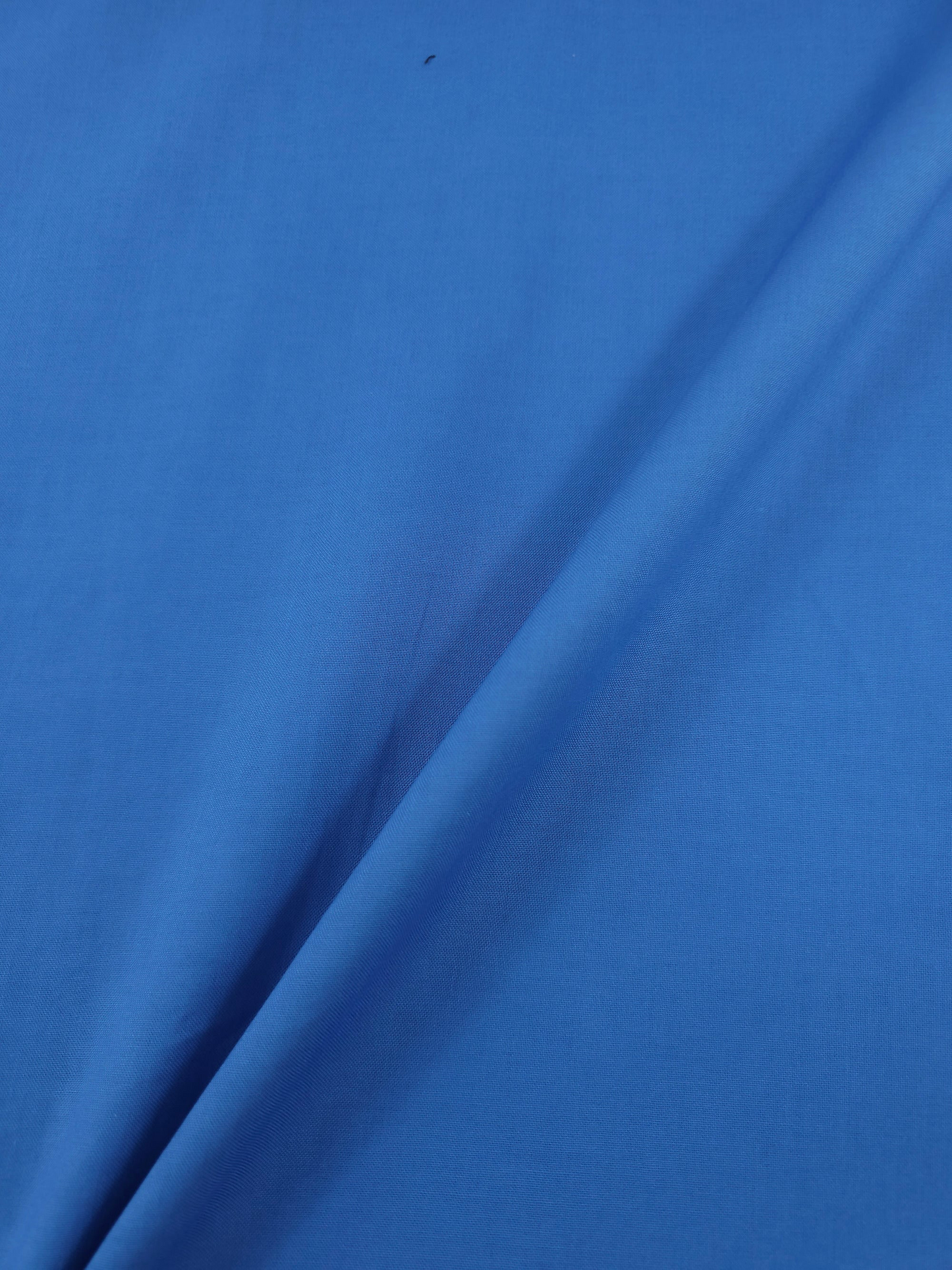 Cobalt Blue Pure Cotton Poplin fabric (Width 58 Inches)