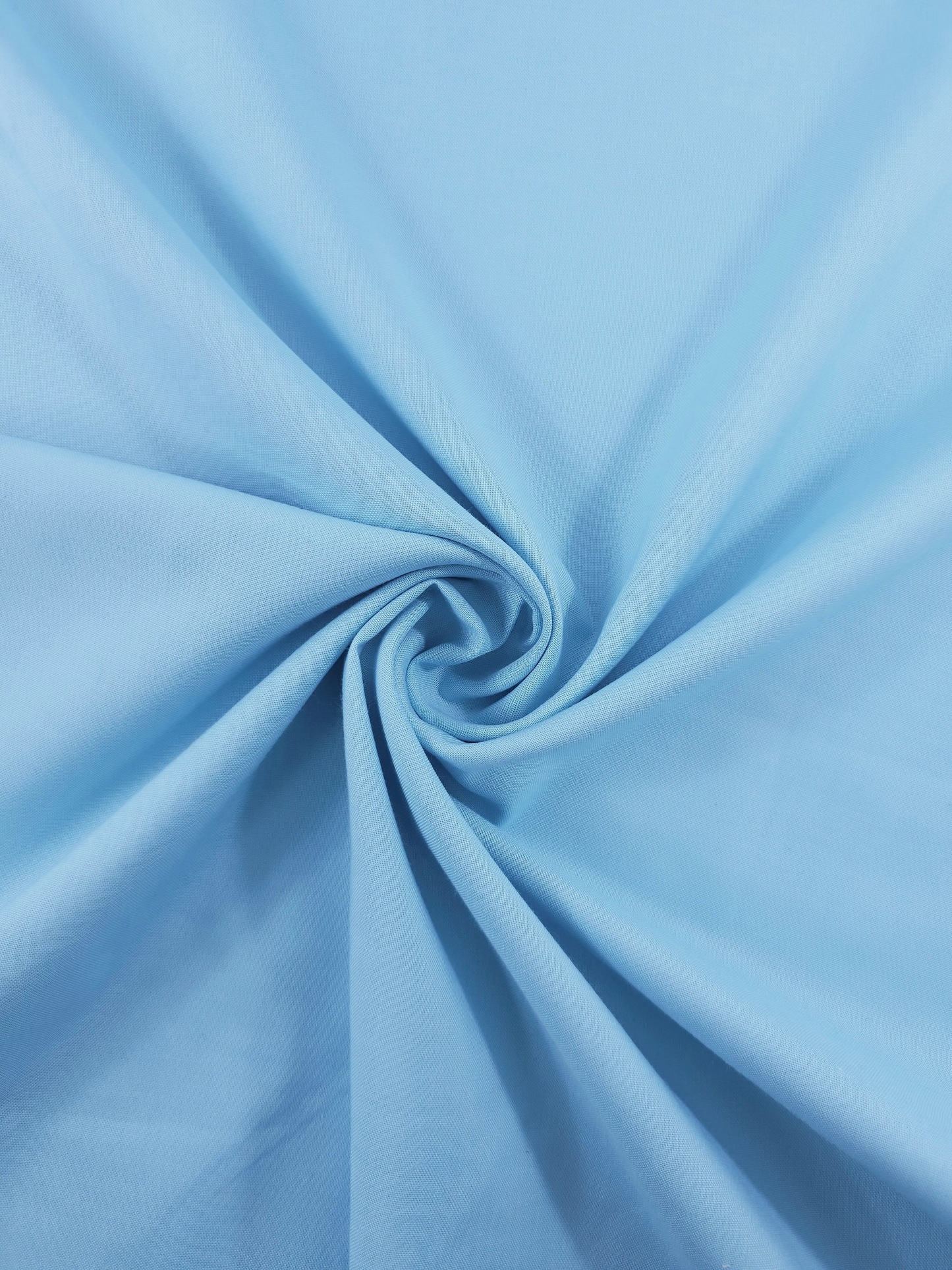 Sky Blue Pure Cotton Poplin fabric (Width 58 Inches)