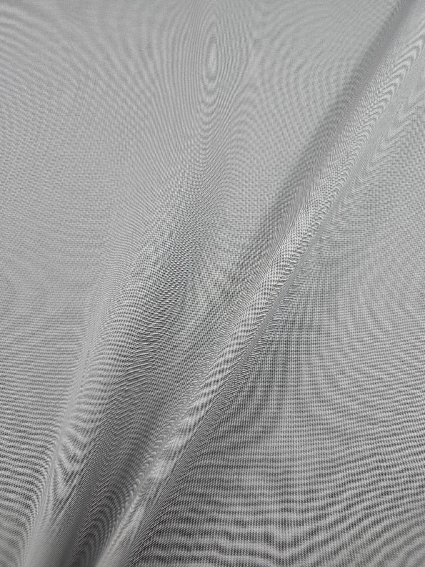 Grey Pure Cotton Poplin fabric (Width 58 Inches)
