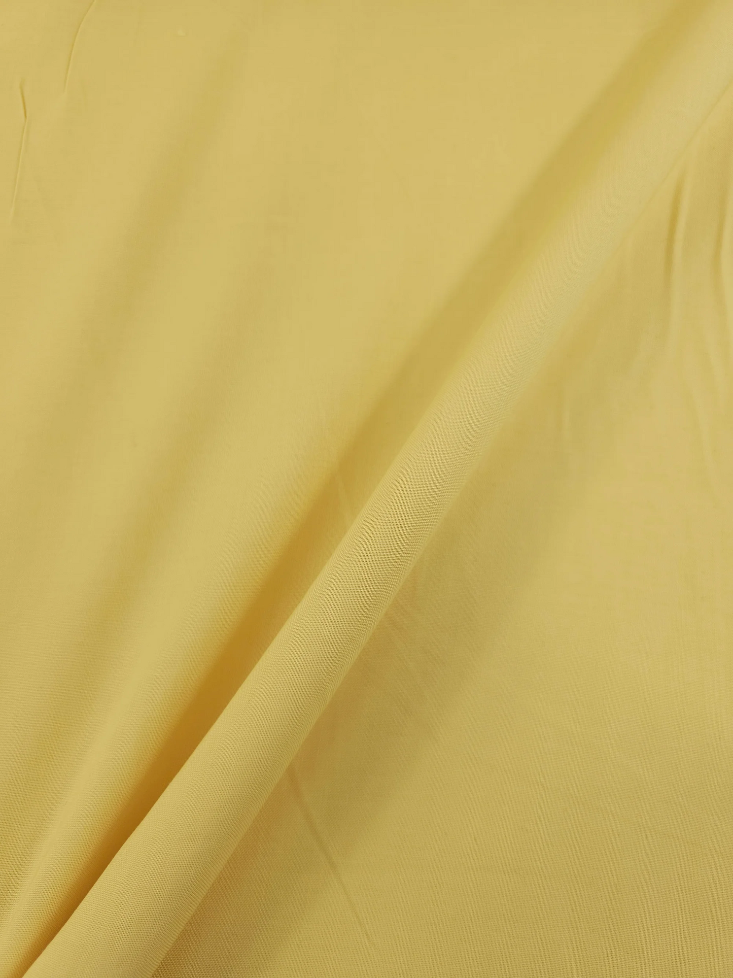 Butter Yellow Pure Cotton Poplin fabric (Width 58 Inches)