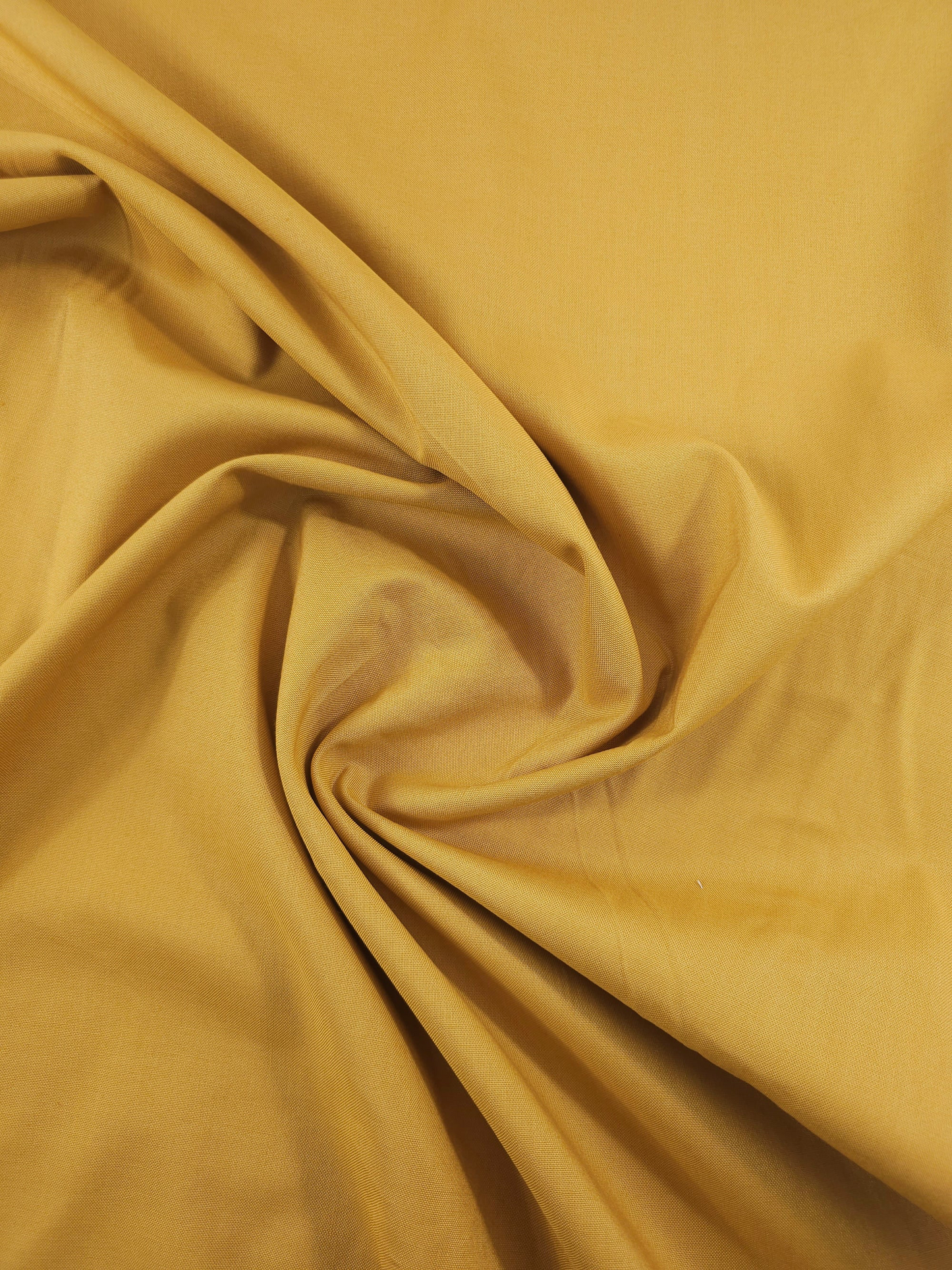 Deep Marigold Pure Cotton Poplin fabric (Width 58 Inches)