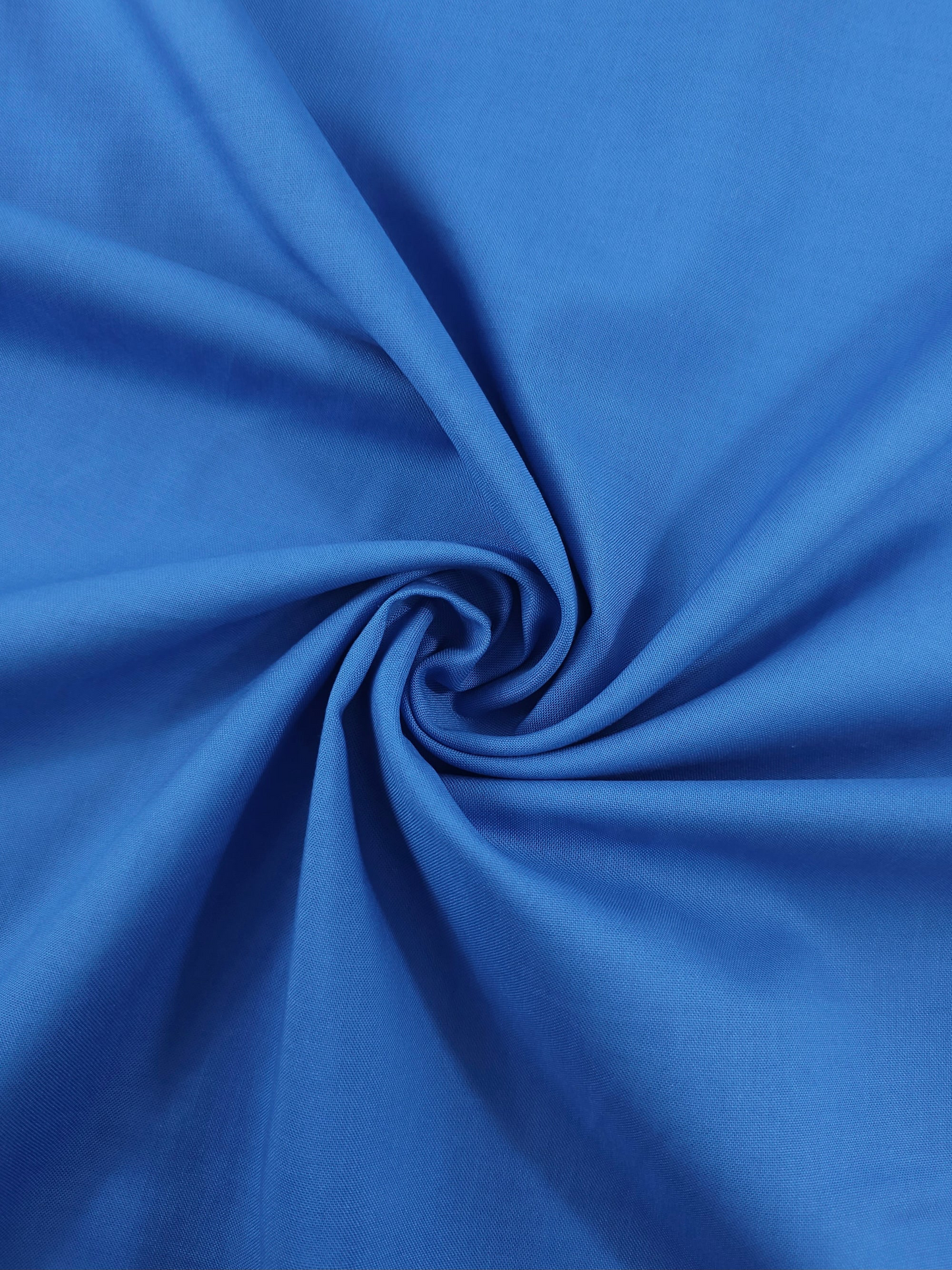 Cobalt Blue Pure Cotton Poplin fabric (Width 58 Inches)