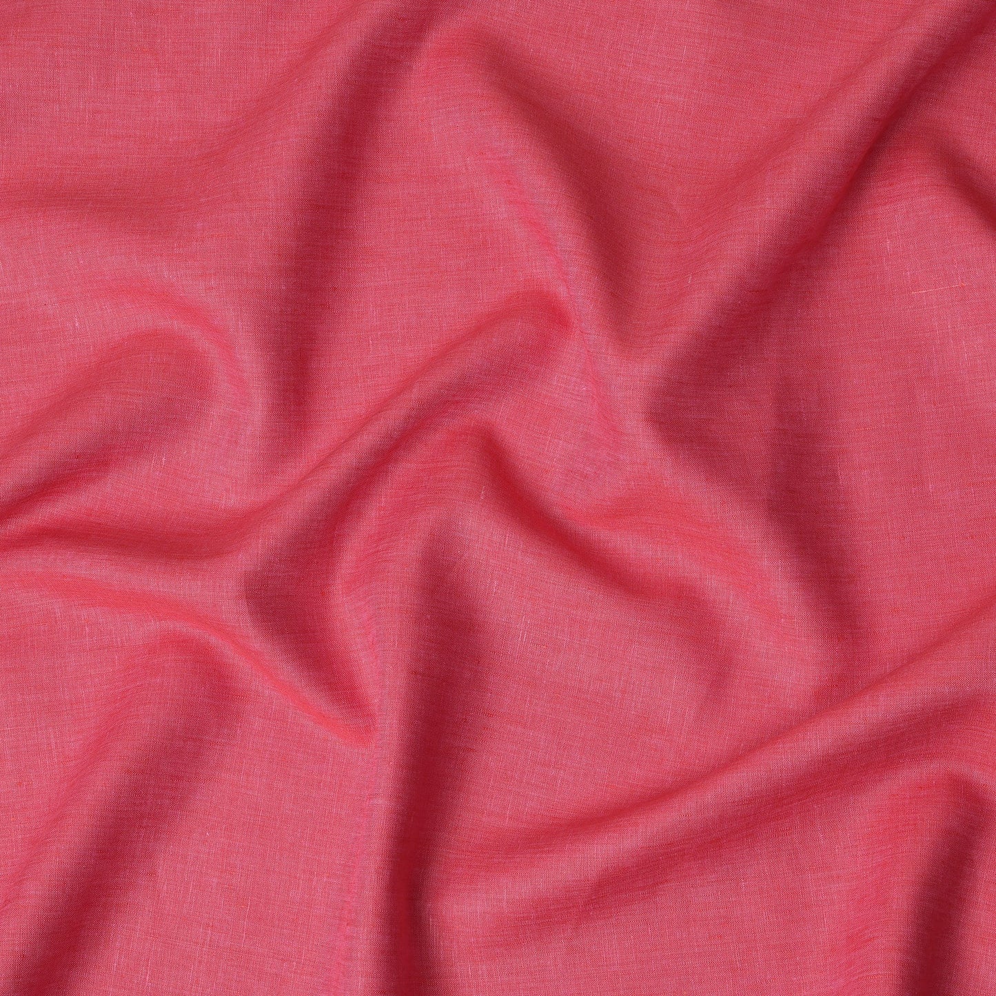 Deep Rose 60 Lea Plain Pure linen fabric (Width 58 Inches)