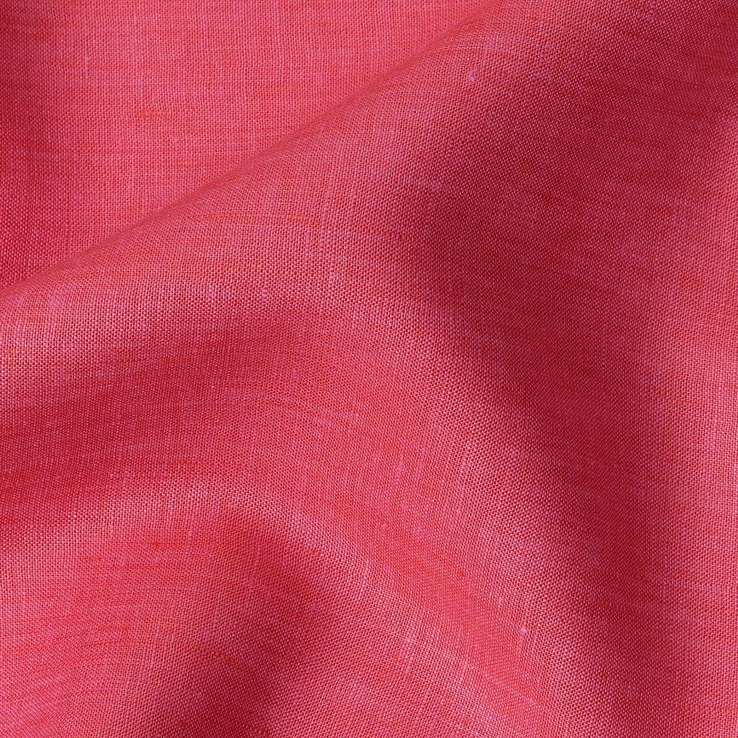 Deep Rose 60 Lea Plain Pure linen fabric (Width 58 Inches)
