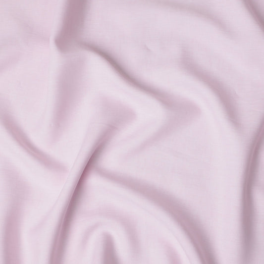 Baby Pink 60 Lea Plain Pure linen fabric (Width 58 Inches)