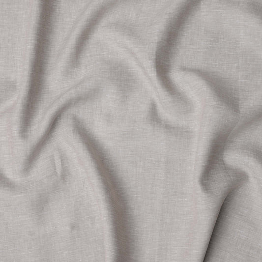 Ash Beige 60 Lea Plain Pure linen fabric (Width 58 Inches)