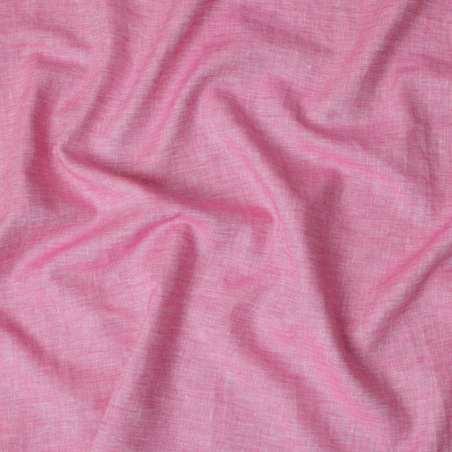 Bright Pink 60 Lea Plain Pure linen fabric (Width 58 Inches)