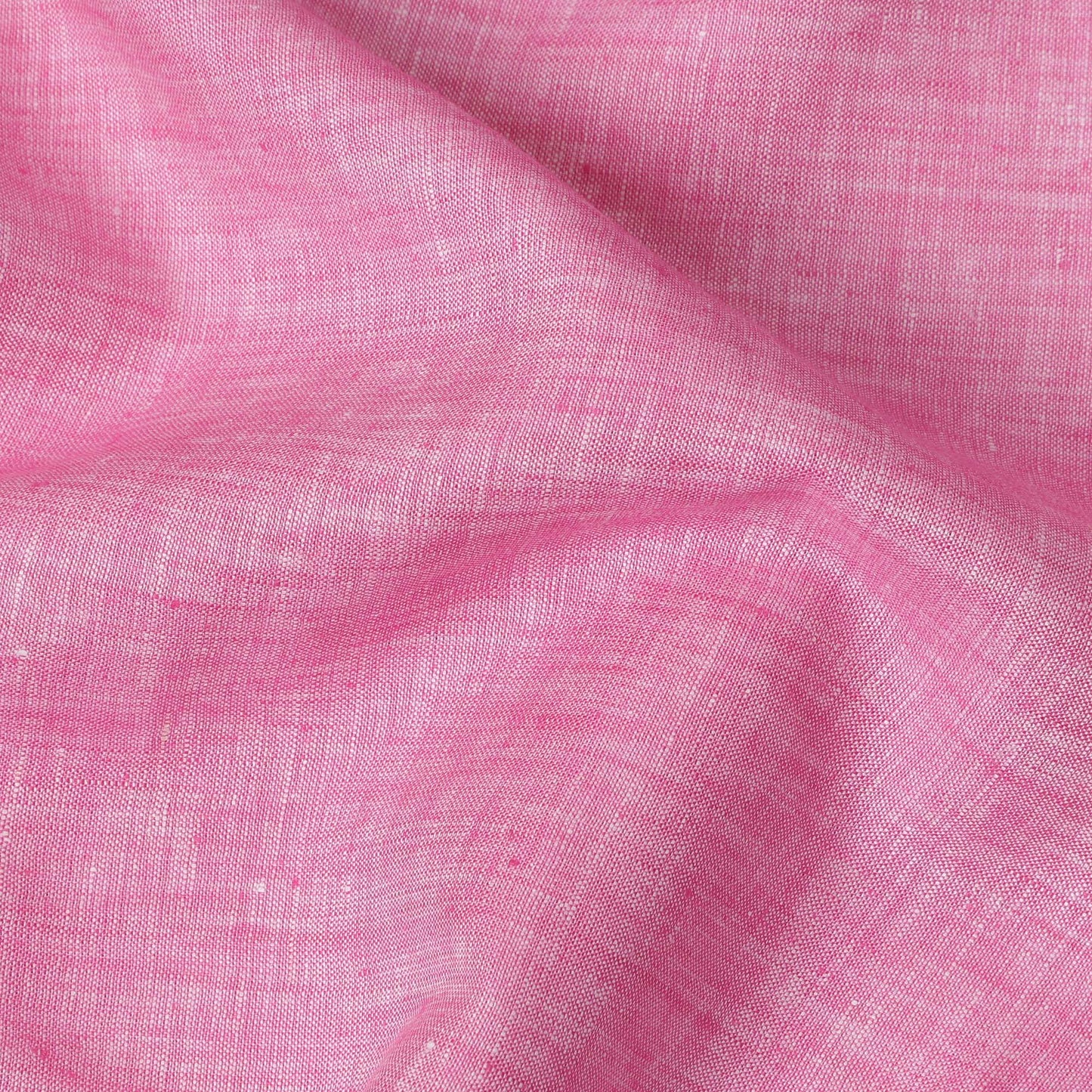 Bright Pink 60 Lea Plain Pure linen fabric (Width 58 Inches)