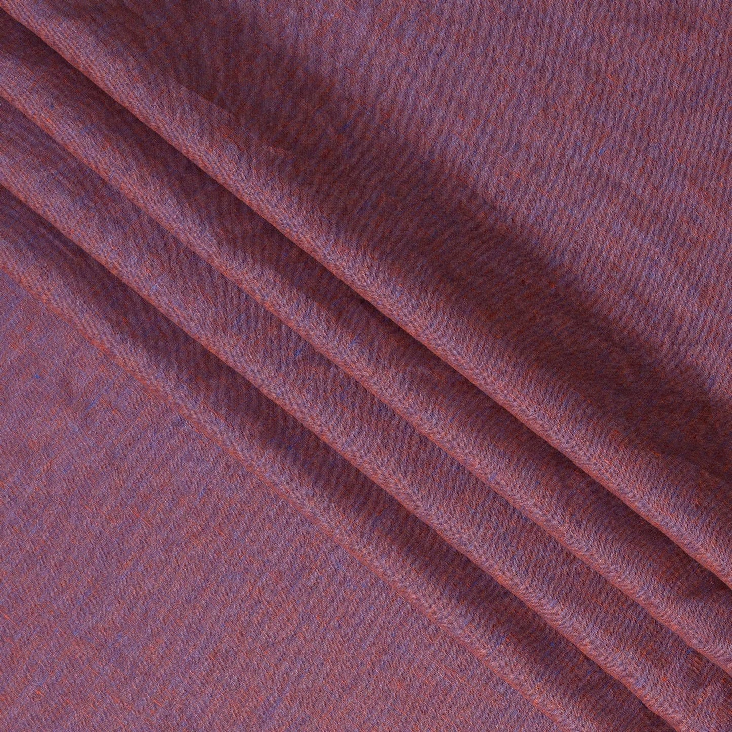 Violet Orange 60 Lea Pure linen fabric (Width 58 Inches)