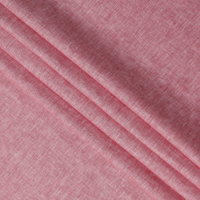 Dusty Rose 60 Lea Plain Pure linen fabric (Width 58 Inches)