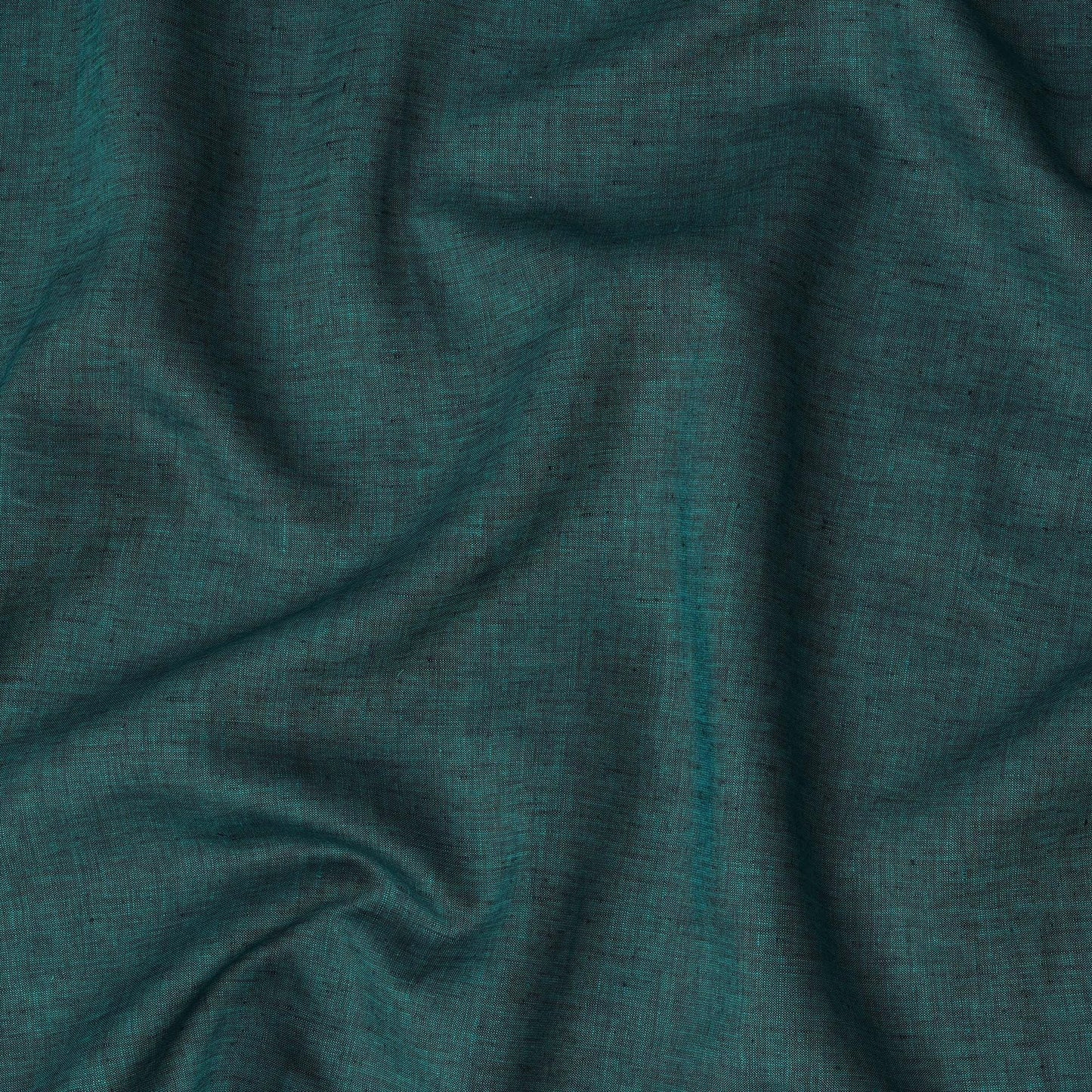 Teal Green 60 Lea Pure linen fabric (Width 58 Inches)