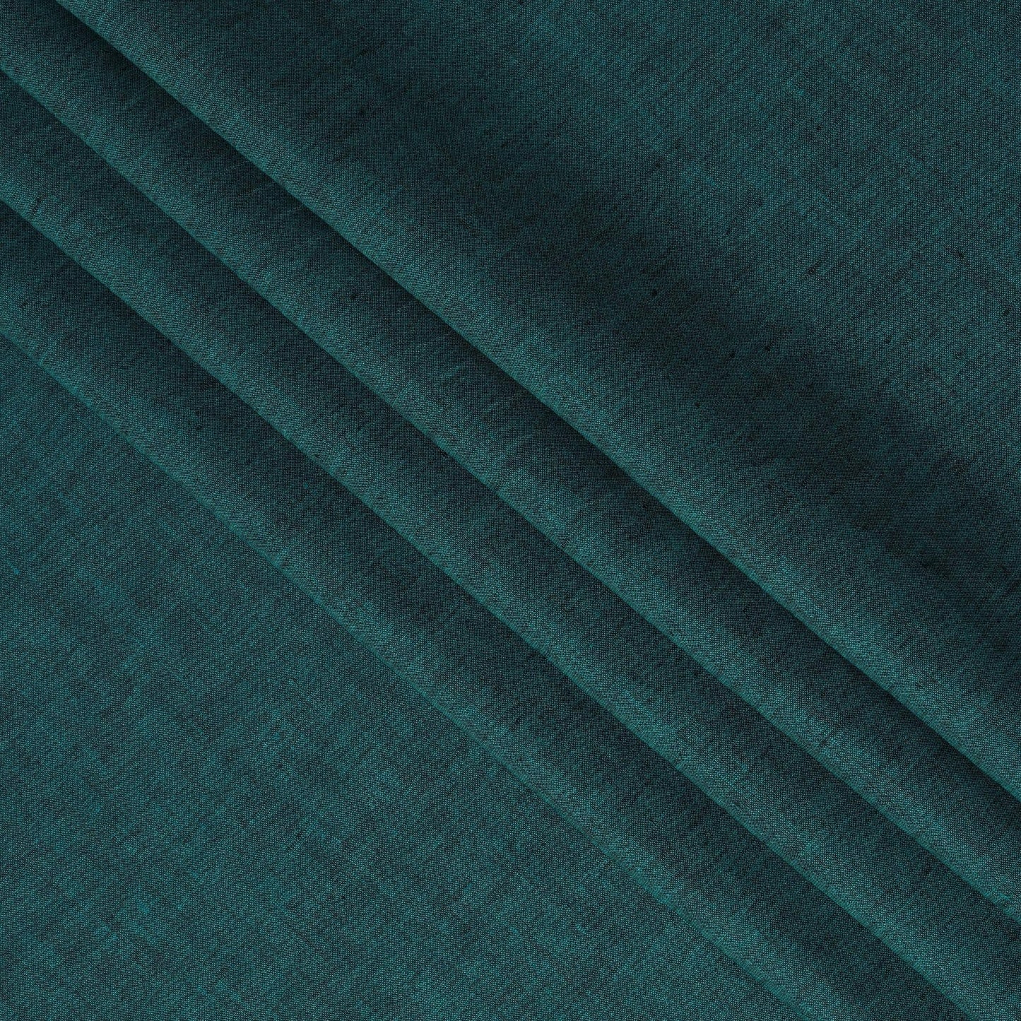 Teal Green 60 Lea Pure linen fabric (Width 58 Inches)
