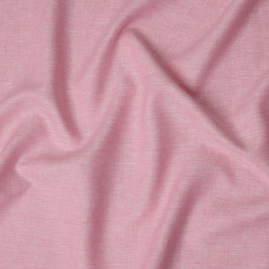 Soft Pink 60 Lea Plain Pure linen fabric (Width 58 Inches)