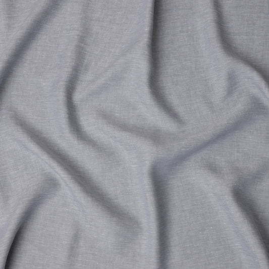 Steel Grey 60 Lea Pure linen fabric (Width 58 Inches)