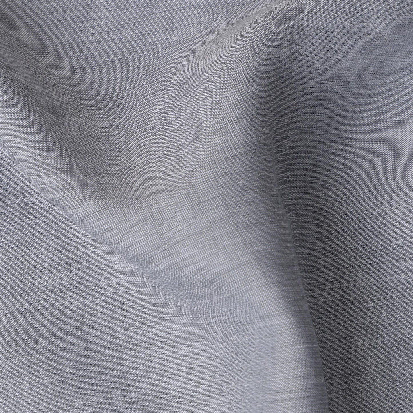 Steel Grey 60 Lea Pure linen fabric (Width 58 Inches)