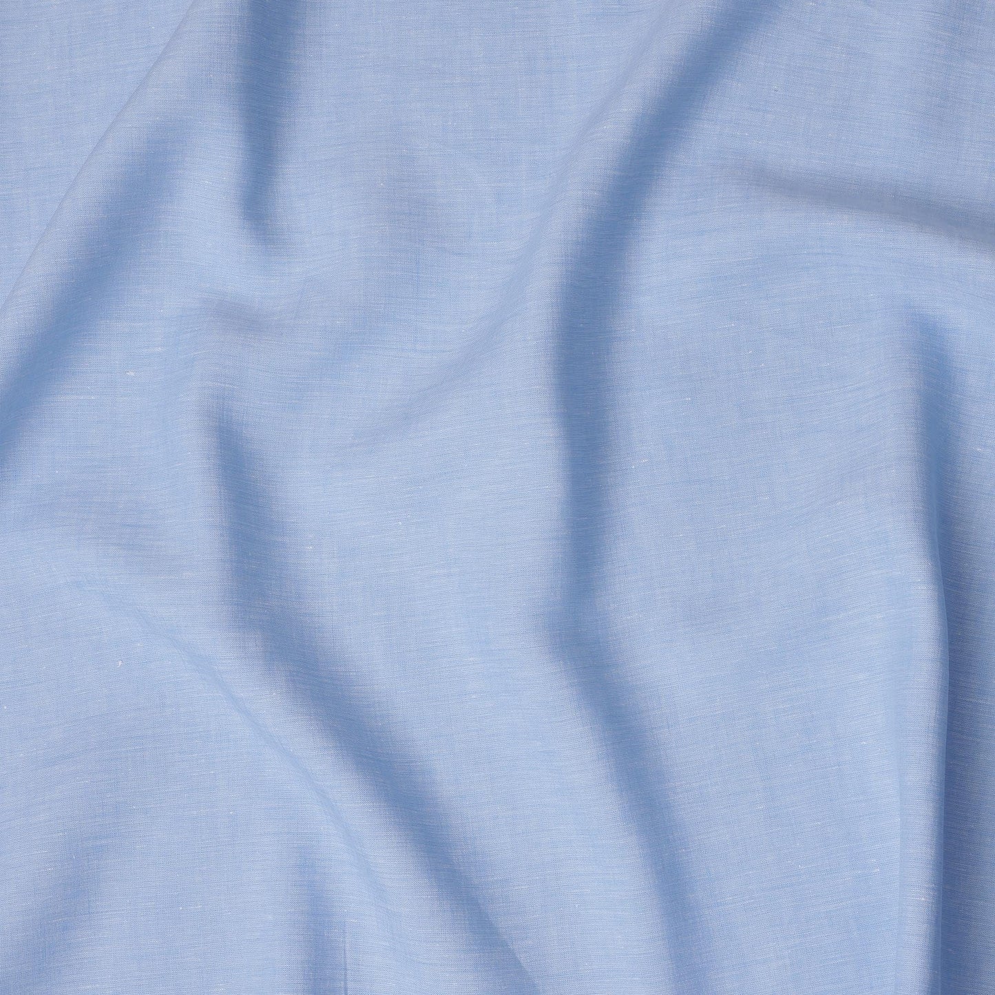 Sky Blue 60 Lea Pure linen fabric (Width 58 Inches)