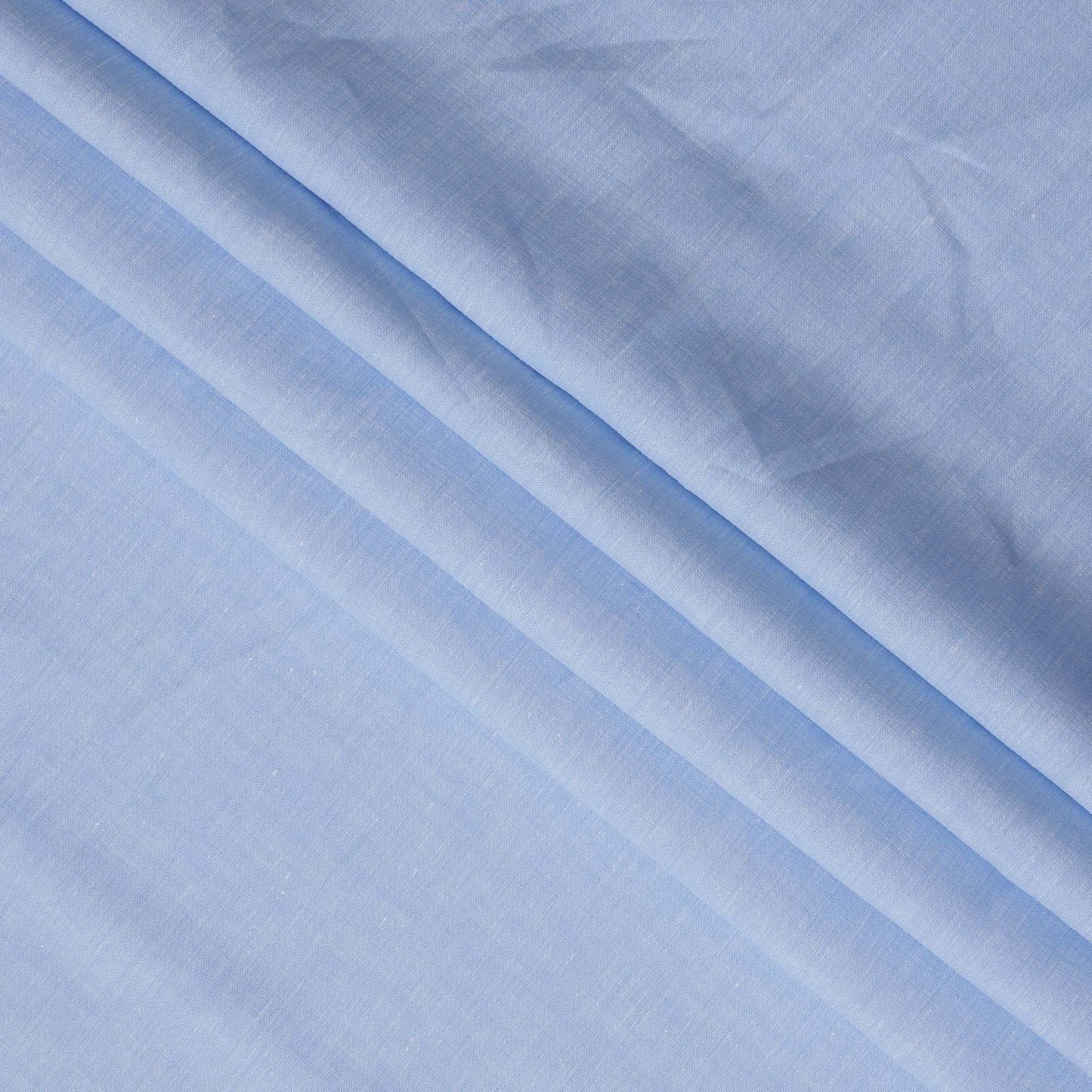 Sky Blue 60 Lea Pure linen fabric (Width 58 Inches)