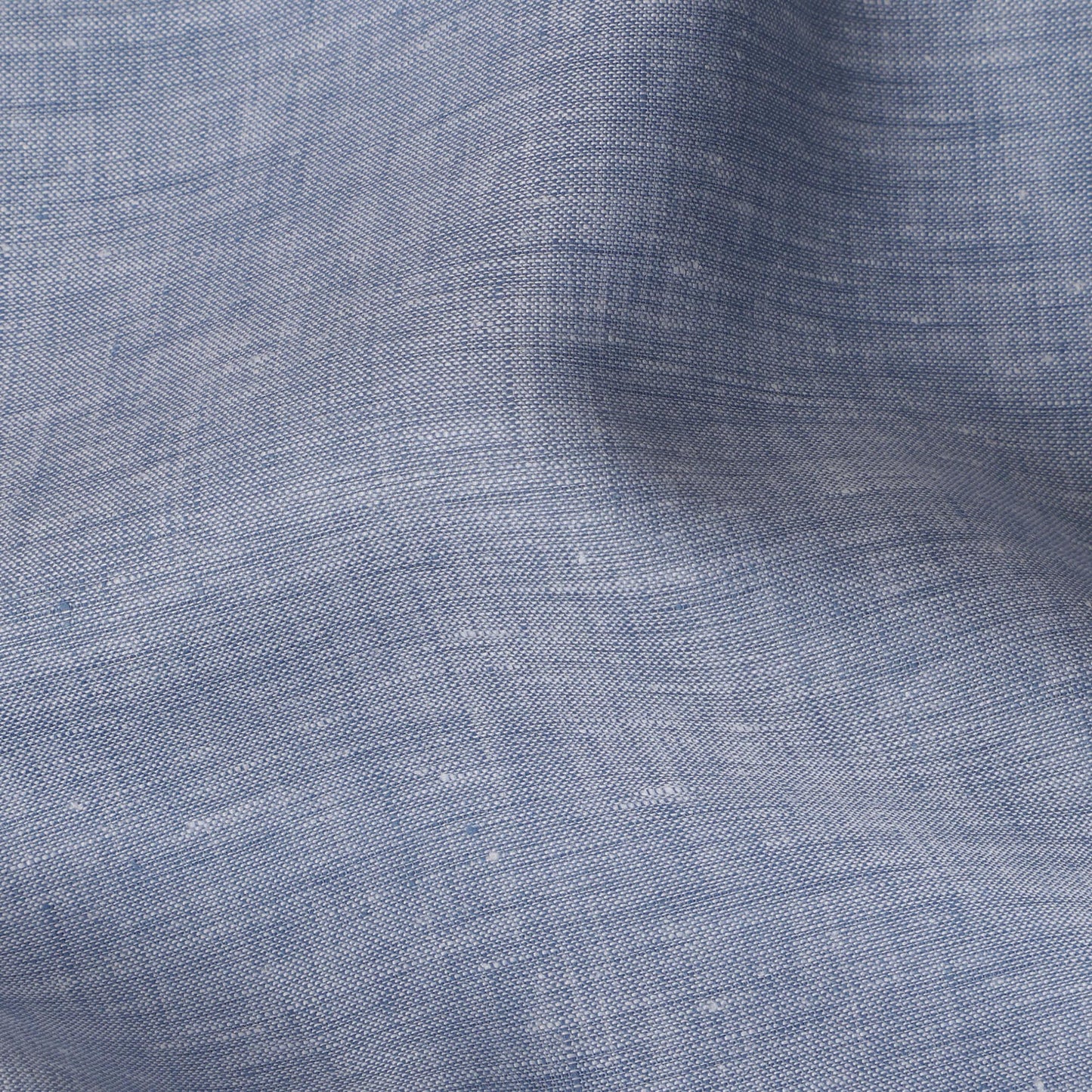 Dusty Blue 60 Lea Pure linen fabric (Width 58 Inches)