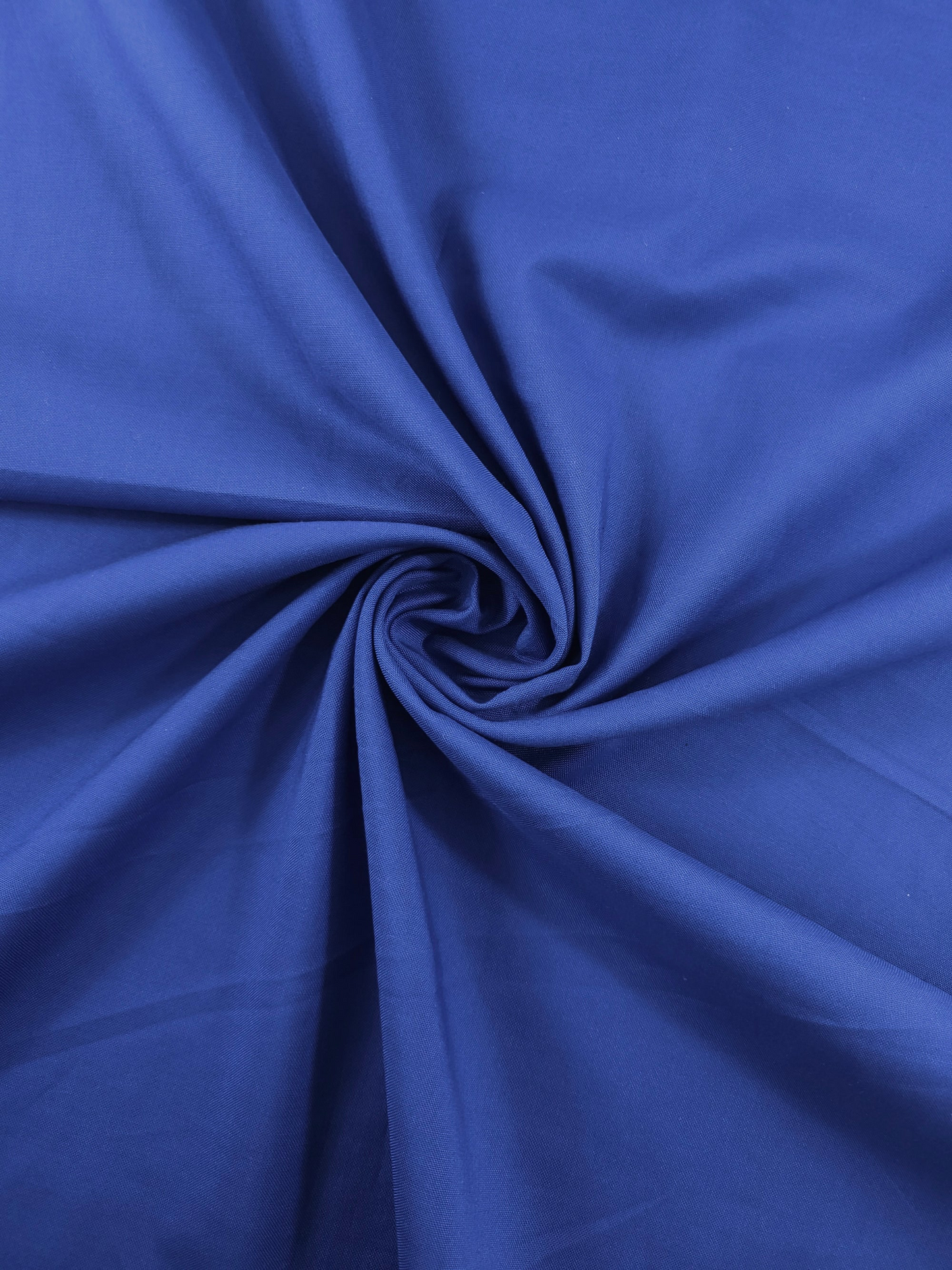 Royal Blue Pure Cotton Poplin fabric (Width 58 Inches)